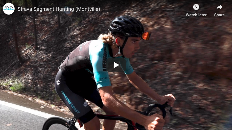 Alastair MacKellar going for Montville Strava Record