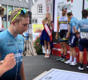 Cameron Scott claims 2nd in Melle Pro Kermesse in Belgium.